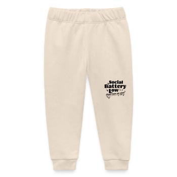 Soziales Akku Niedrig Bitte lass mich in Ruhe Introvertiert - Baby Organic Jogginghose Baby Tumbler von Stanley/Stella - Natur - Vorne