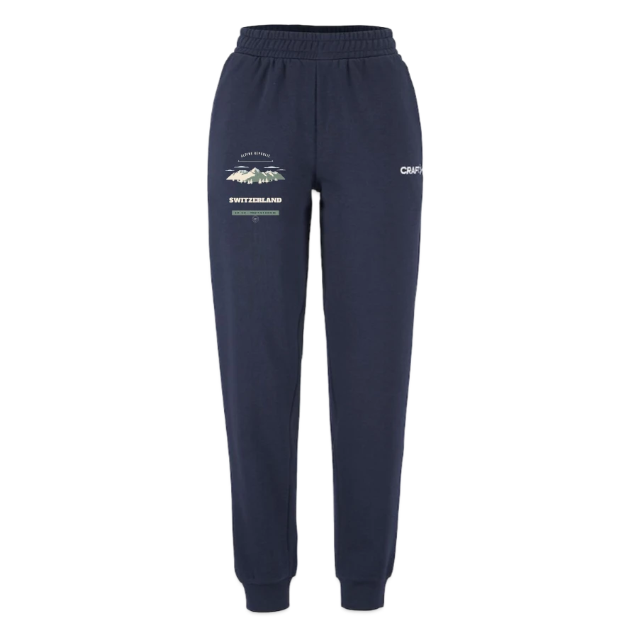 Switzerland badge on a craft community 2.0 women's sweatpants, dark navy