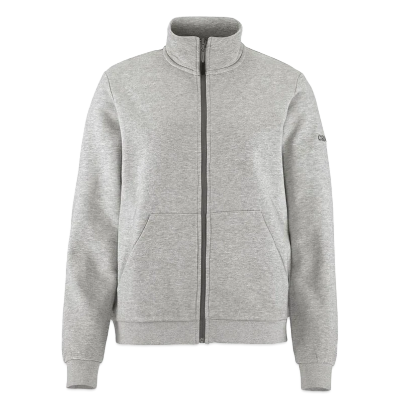 Switzerland-mærke på en craft community 2.0 women's sweat jacket 