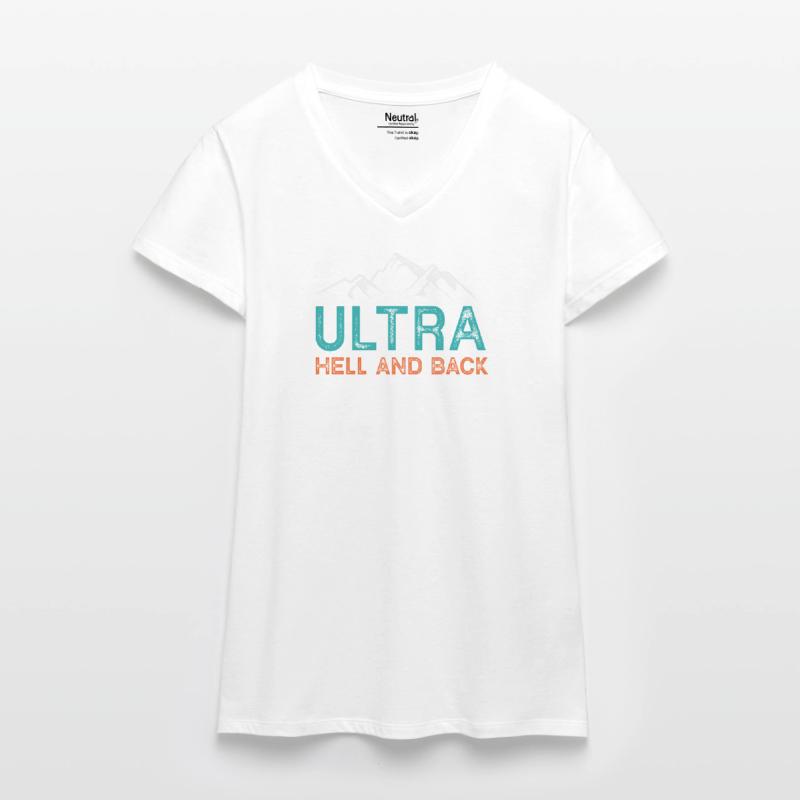 Ultra – Hell and Back Organic Women's V-Neck T-Shirt