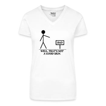No Title 3000 x 4500 px 3000 x 4000 px 3 - Organic Women's V-Neck T-Shirt - white - Front