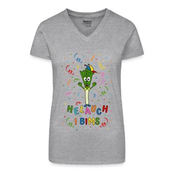 Lauch Helauch I Bims - Bio Frauen T-Shirt mit V-Ausschnitt -  - Vorne