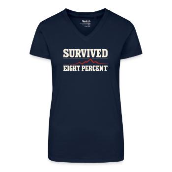 Mortgage Brokers, Loan Officers, - Organic Women's V-Neck T-Shirt - navy blue - Front