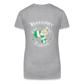 Hannover Ehre Stolz Tradition No II - Bio Frauen T-Shirt mit V-Ausschnitt - Schwarz - Hinten