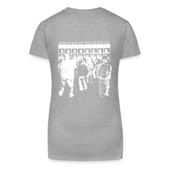 006 soundsystem 23 - Bio Frauen T-Shirt mit V-Ausschnitt - Schwarz - Hinten