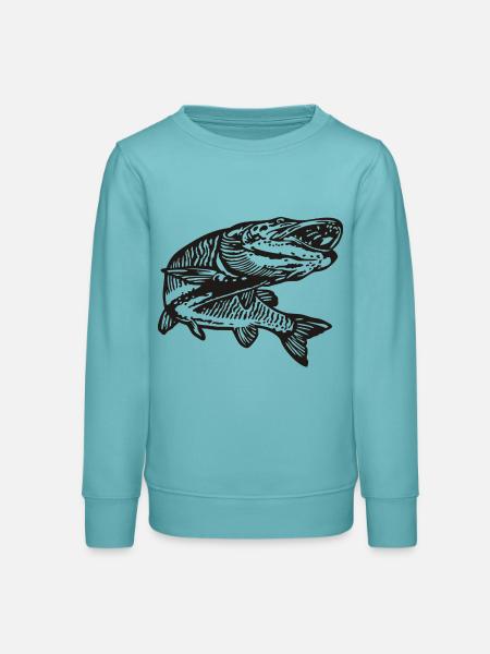 Hecht - Teenager Organic Sweatshirt Mini Changer von Stanley/Stella - Pastelltürkis