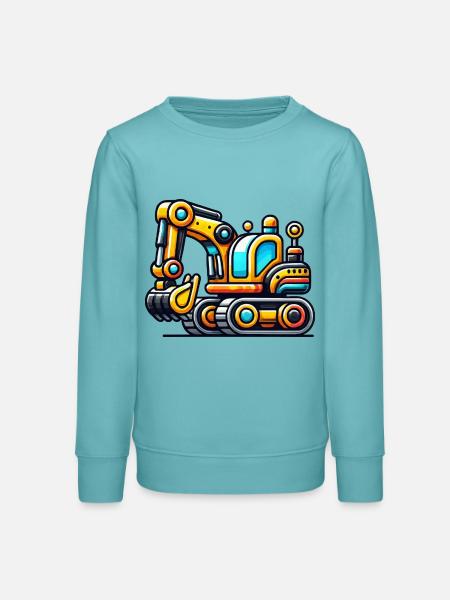 Bagger - Teenager Organic Sweatshirt Mini Changer von Stanley/Stella - Pastelltürkis