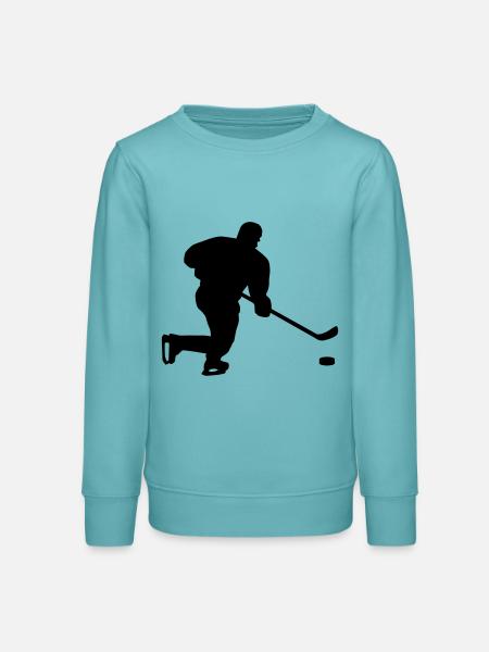 eishockey - Teenager Organic Sweatshirt Mini Changer von Stanley/Stella - Pastelltürkis