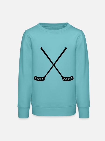 Floorball - Teenager Organic Sweatshirt Mini Changer von Stanley/Stella - Pastelltürkis