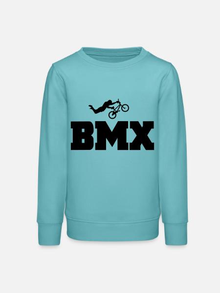 bmx - Teenager Organic Sweatshirt Mini Changer von Stanley/Stella - Pastelltürkis