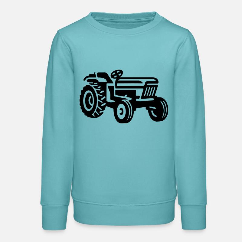 Traktor3 - Sweat ado bio Stanley/Stella - turquoise pastel