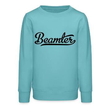 Beamter - Teenager Organic Sweatshirt Mini Changer von Stanley/Stella - Pastelltürkis - Vorne - AI Model Teenager Male light (155cm)