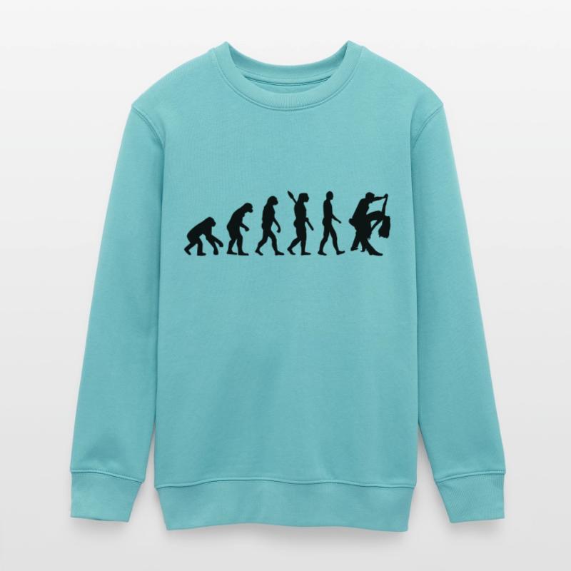 Evolution Dancing Teens Organic Sweatshirt by Stanley/Stella