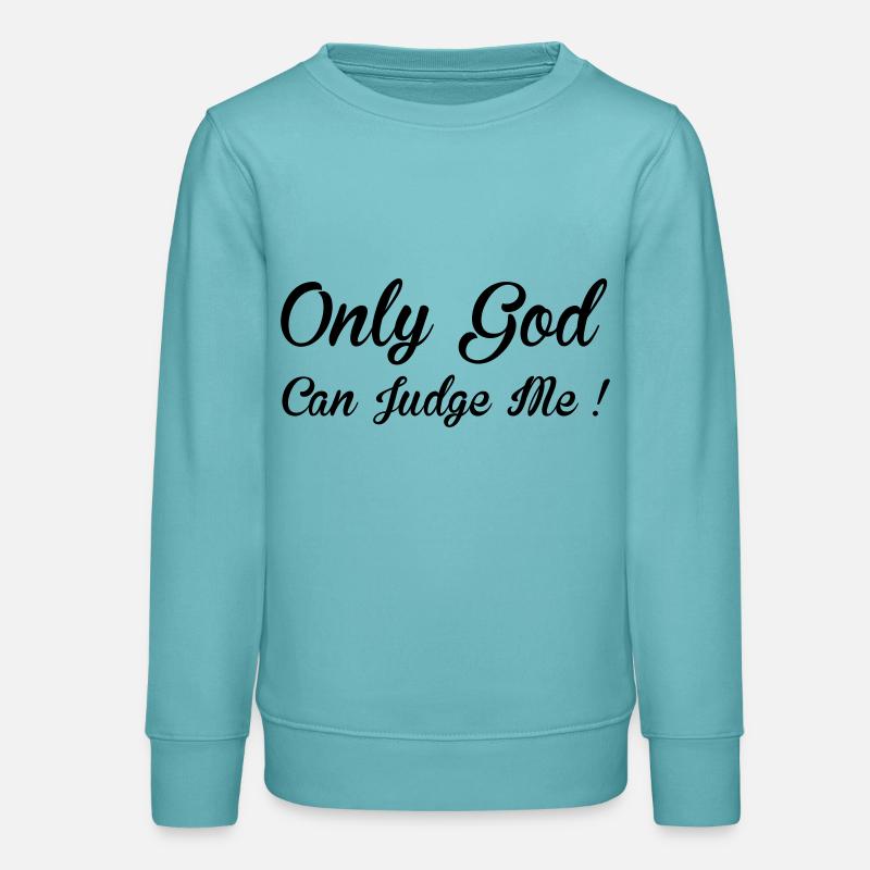 God Can Judge - Sweat ado bio Stanley/Stella - turquoise pastel