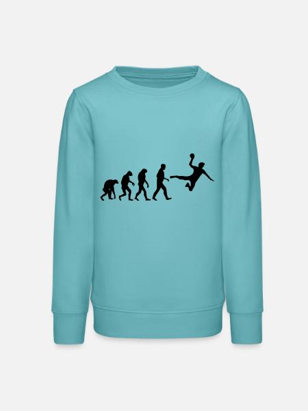 handball evolution - Teenager Organic Sweatshirt Mini Changer von Stanley/Stella - Pastelltürkis