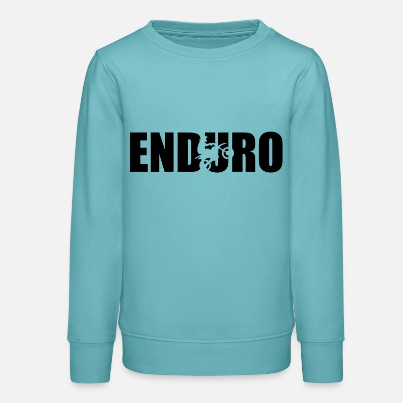 Enduro - Sweat ado bio Stanley/Stella - turquoise pastel