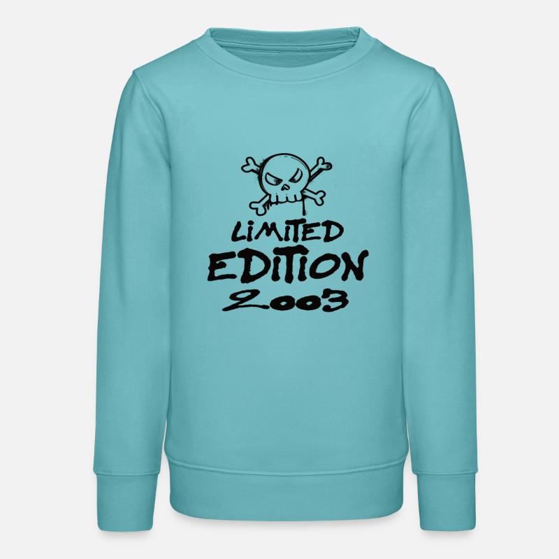 Edition Limitée 2003 Anniversaire 2003 Naissance - Sweat ado bio Stanley/Stella - turquoise pastel