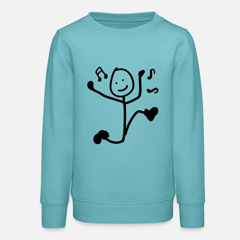 garçons de danse - Sweat ado bio Stanley/Stella - turquoise pastel