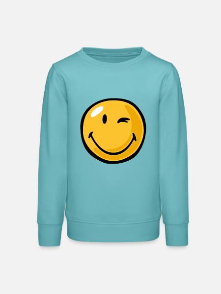 Smiley friendly - Teenager Organic Sweatshirt Mini Changer von Stanley/Stella - Pastelltürkis