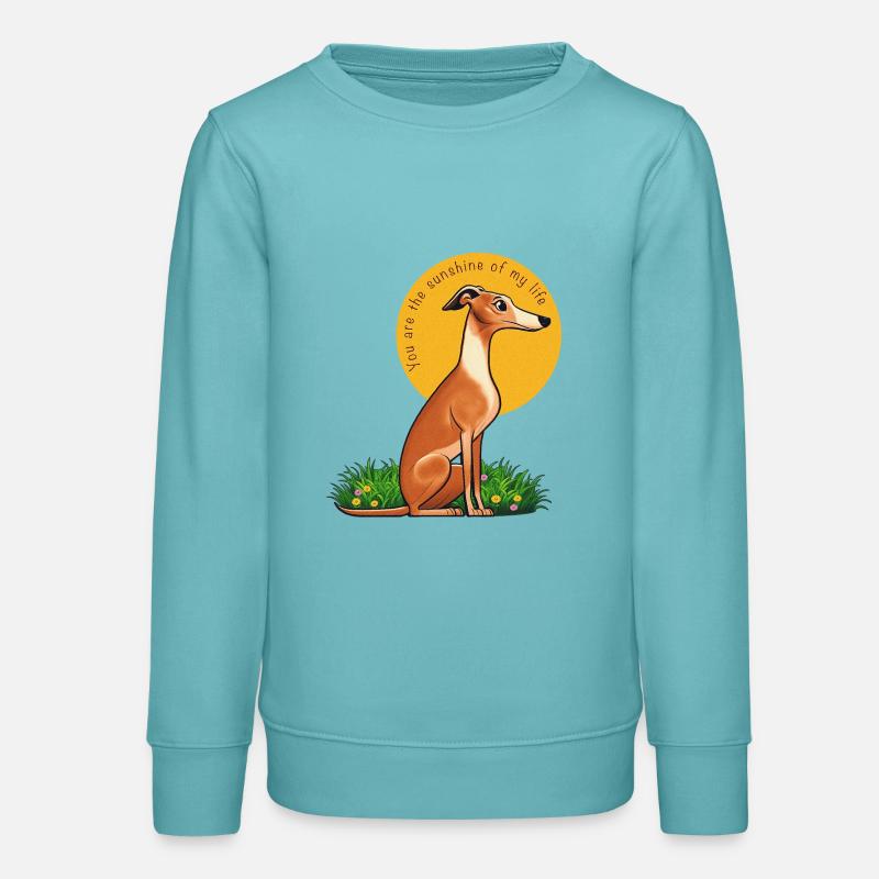 Tu es le soleil de ma vie - Sweat ado bio Stanley/Stella - turquoise pastel