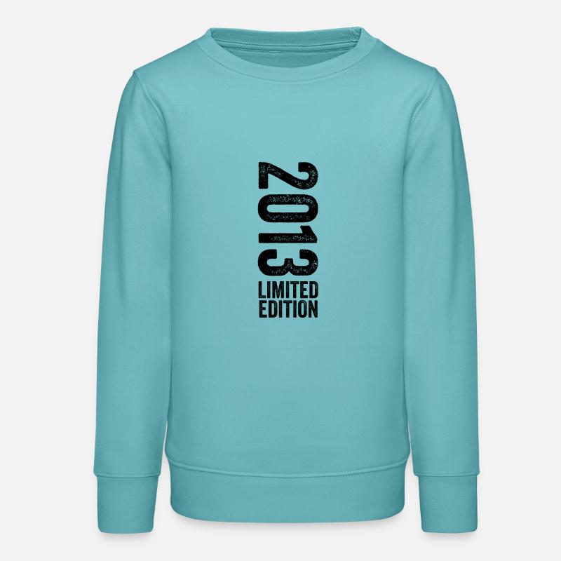 2013 - Edition Limitée 2013 Anniversaire - Sweat ado bio Stanley/Stella - turquoise pastel