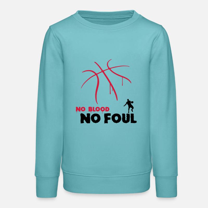 Basketball - Teens Organic Sweatshirt by Stanley/Stella - pastel turquoise