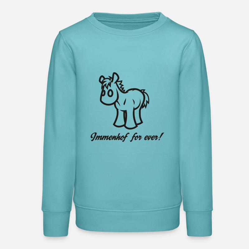 Immenhof à jamais! - Sweat ado bio Stanley/Stella - turquoise pastel