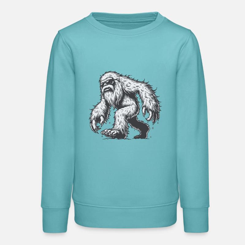Yéti - Sweat ado bio Stanley/Stella - turquoise pastel