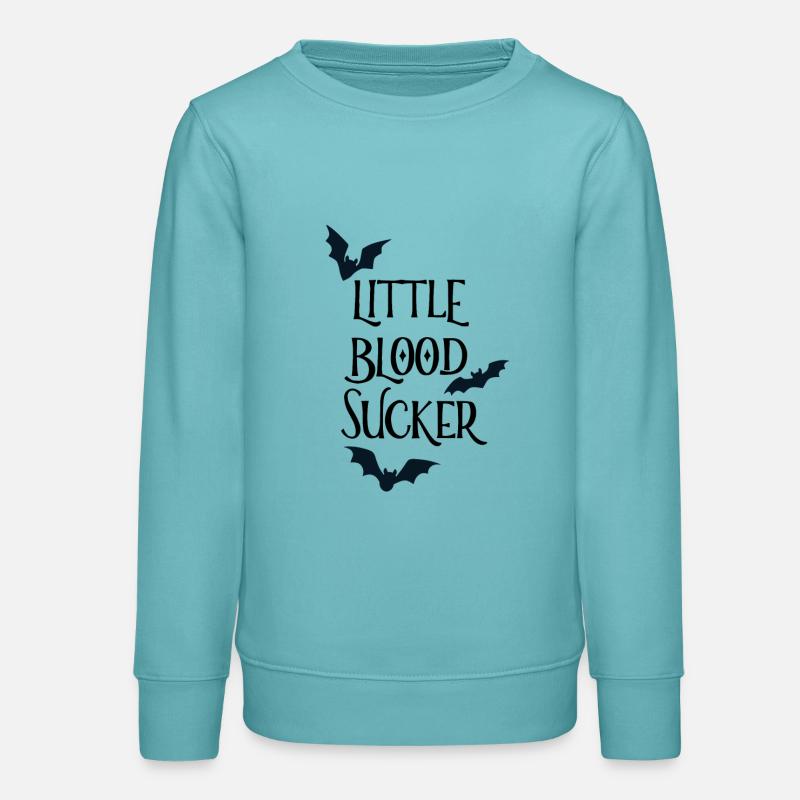 Petit suceur de sang - Sweat ado bio Stanley/Stella - turquoise pastel
