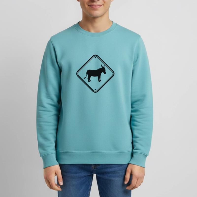 Note danger sign warning caution caution ese Teens Organic Sweatshirt by Stanley/Stella
