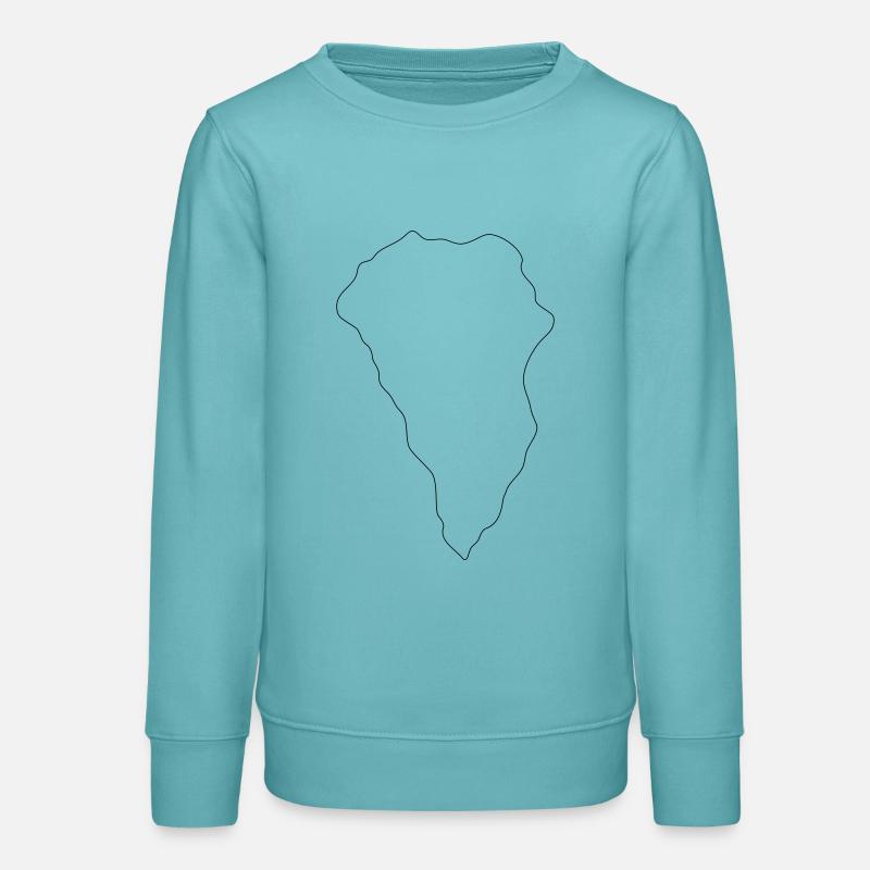 La Palma - Teens Organic Sweatshirt by Stanley/Stella - pastel turquoise