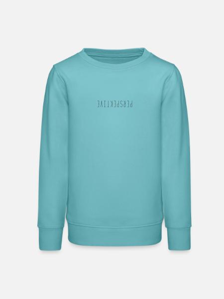 perspektive - Teenager Organic Sweatshirt Mini Changer von Stanley/Stella - Pastelltürkis