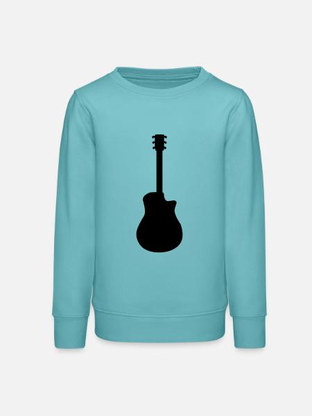 gitarre - Teenager Organic Sweatshirt Mini Changer von Stanley/Stella - Pastelltürkis
