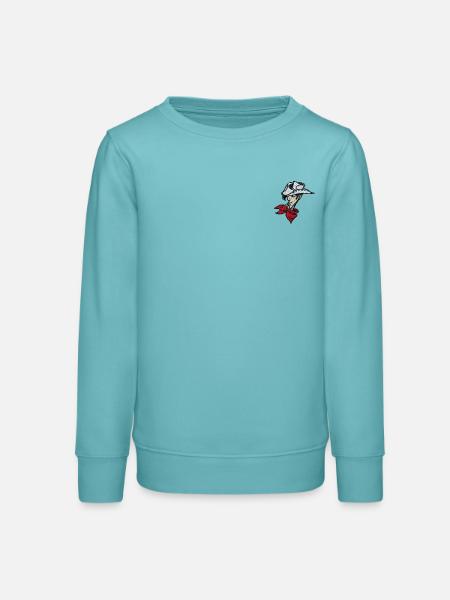 Lucky Luke Stick-Design - Teenager Organic Sweatshirt Mini Changer von Stanley/Stella - Pastelltürkis