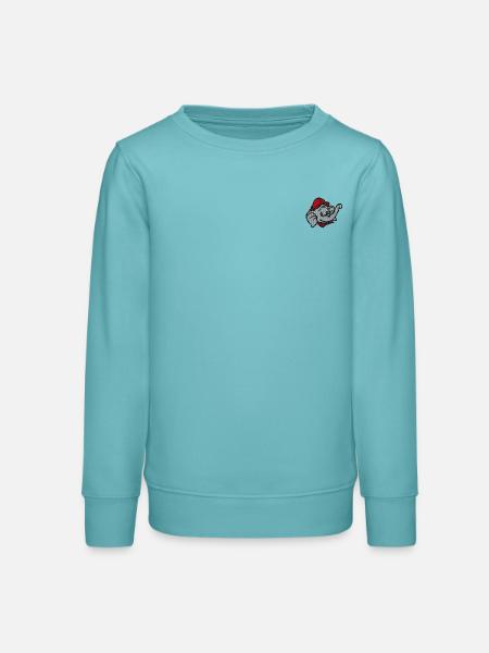 Benjamin Blümchen Benjamin Als Stick-Design - Teenager Organic Sweatshirt Mini Changer von Stanley/Stella - Pastelltürkis