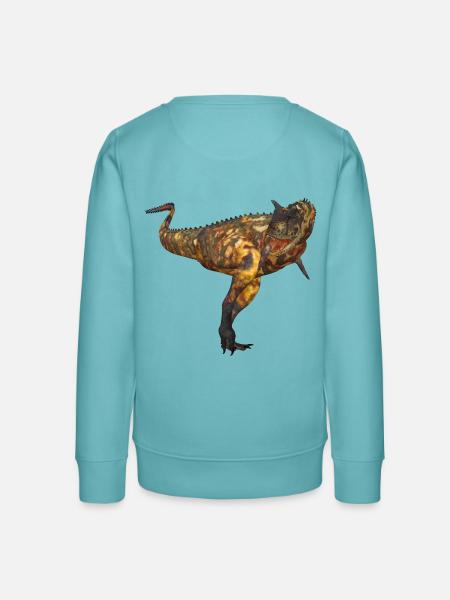 Carnotaurus - Teenager Organic Sweatshirt Mini Changer von Stanley/Stella - Pastelltürkis