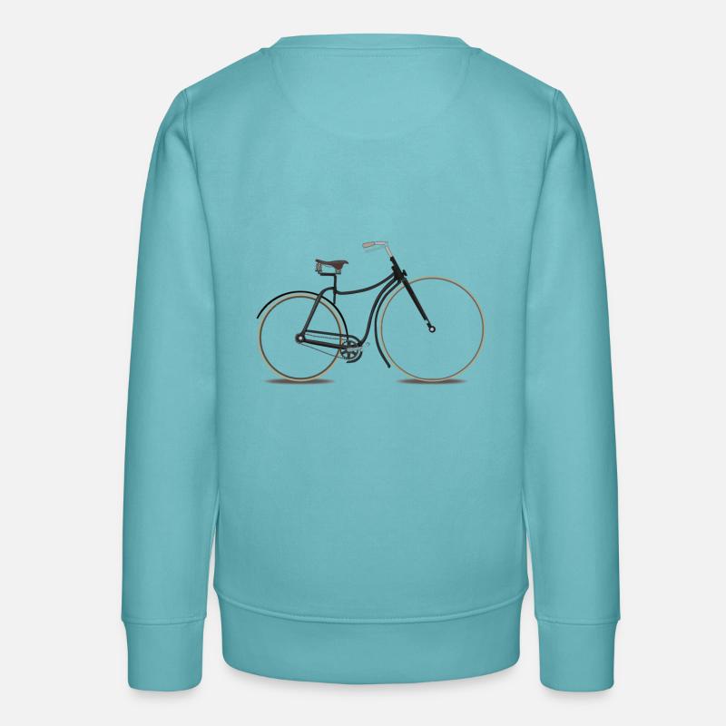 bicycle - Teens Organic Sweatshirt by Stanley/Stella - pastel turquoise