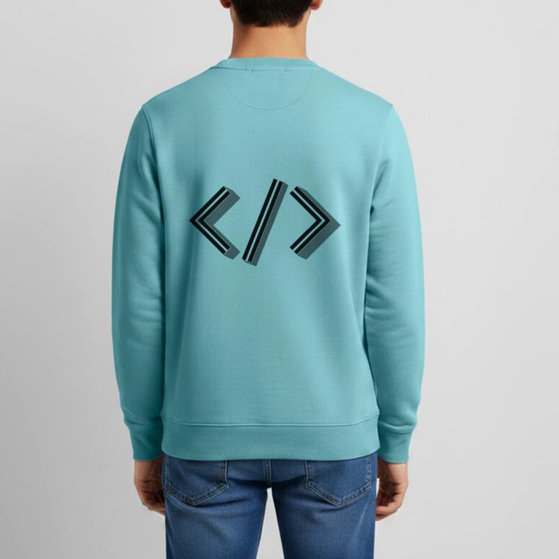 Retro Bracket's - Full Stack Developer HTML XML Teenager Organic Sweatshirt Mini Changer von Stanley/Stella