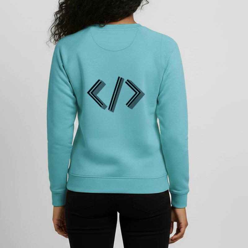 Retro Bracket's - Full Stack Developer HTML XML Teenager Organic Sweatshirt Mini Changer von Stanley/Stella