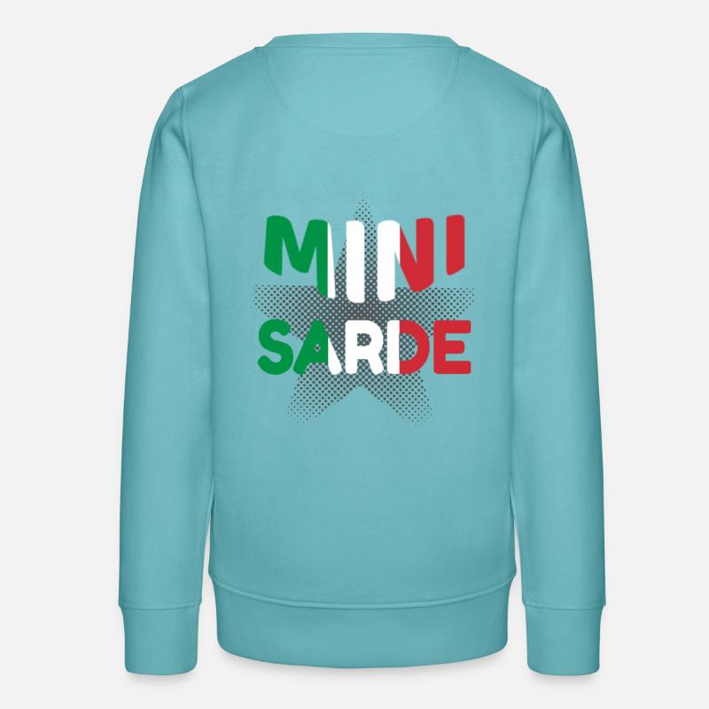 Sarde - Sweat ado bio Stanley/Stella - turquoise pastel