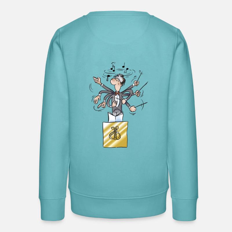 conducteur - Sweat ado bio Stanley/Stella - turquoise pastel