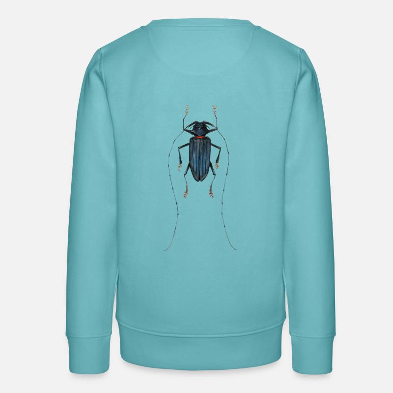 Kaefer - Sweat ado bio Stanley/Stella - turquoise pastel