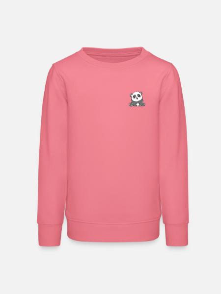 Panda Tier - Teenager Organic Sweatshirt Mini Changer von Stanley/Stella - Pink