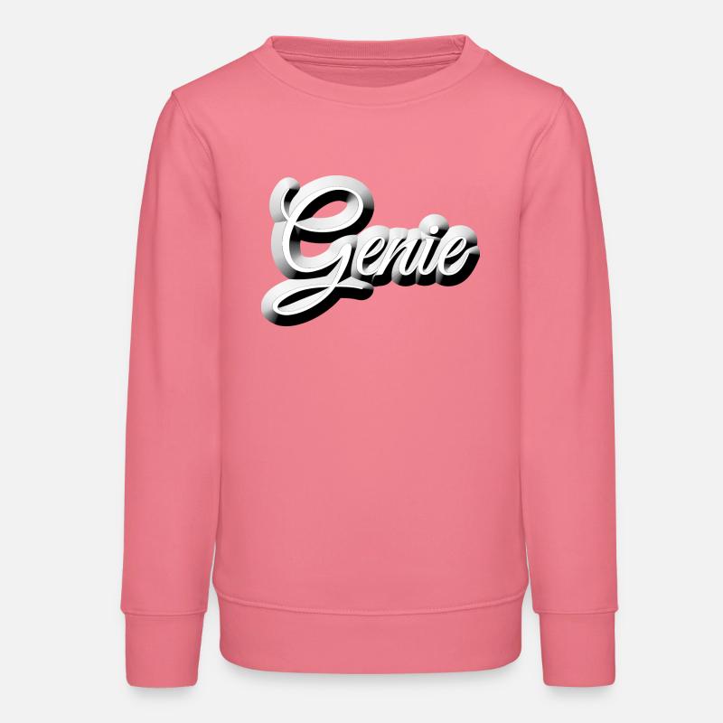 Nerd - GENIUS - Teens Organic Sweatshirt by Stanley/Stella - pink joy 