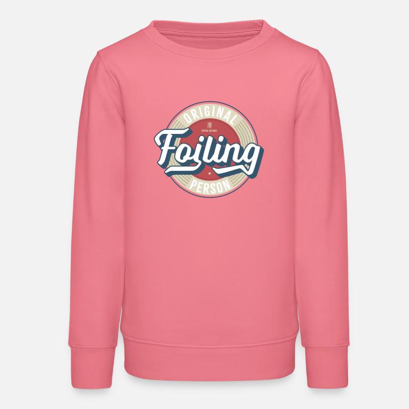 Foiling Label - Teens Organic Sweatshirt by Stanley/Stella - pink joy 
