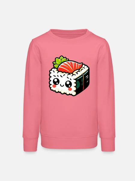 Sushi - Teenager Organic Sweatshirt Mini Changer von Stanley/Stella - Pink