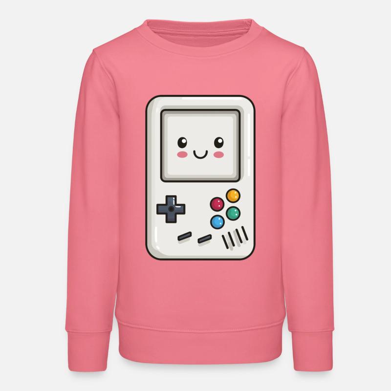 Console jeu mignonne - Sweat ado bio Stanley/Stella - rose 