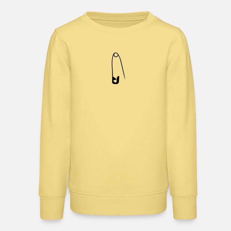 Épingle de sûreté - Sweat ado bio Stanley/Stella - jaune viva 