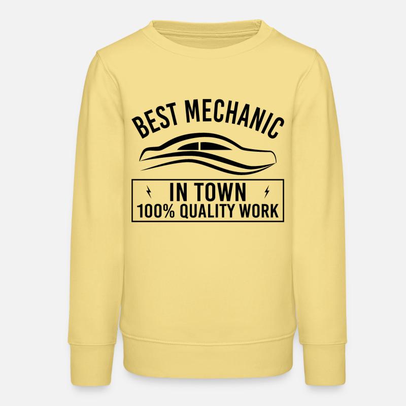 Occupation Engineer in Mechanical Engineering - Teens Organic Sweatshirt by Stanley/Stella - viva yellow 