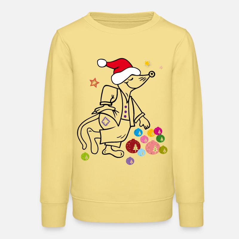 Noël, Noël - Sweat ado bio Stanley/Stella - jaune viva 